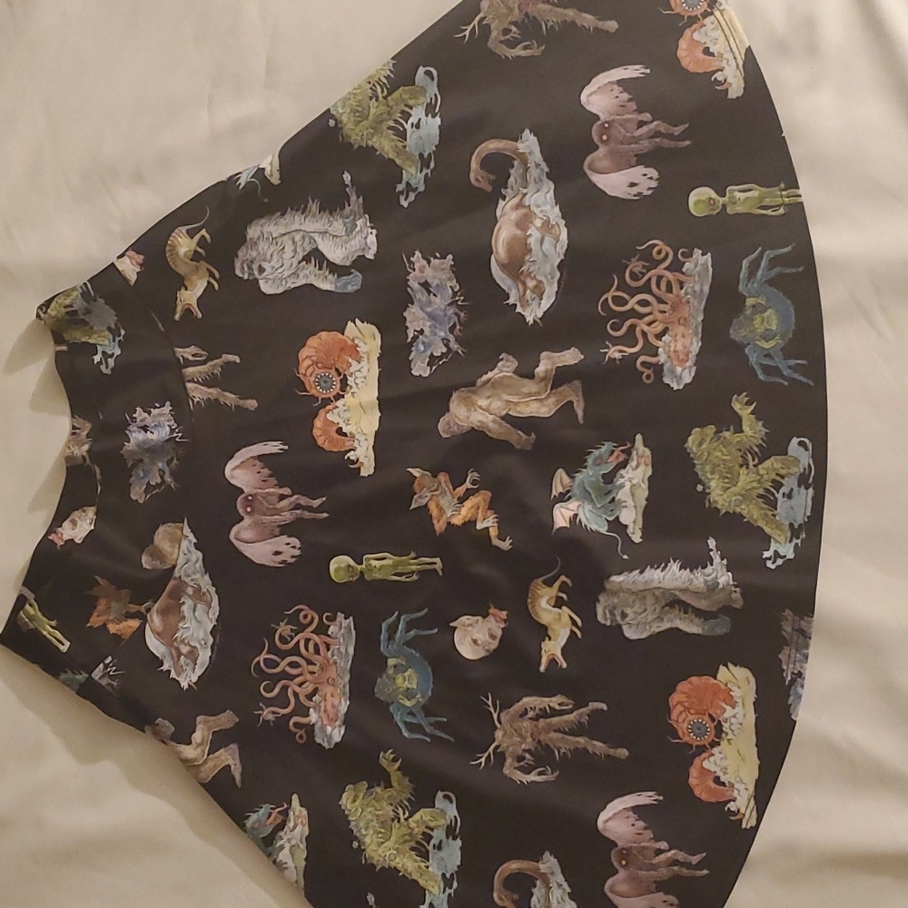 Pretty Snake Cryptid Skater Dress
